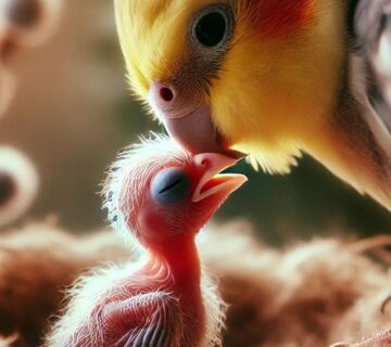 چرا عروس هلندی به جوجه‌اش غذا نمیده؟