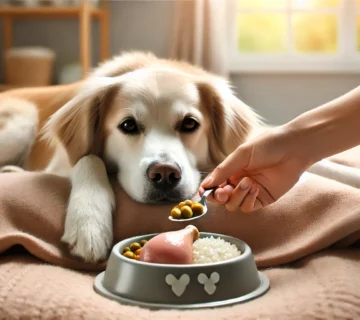 غذای سگ مبتلا به پاروا