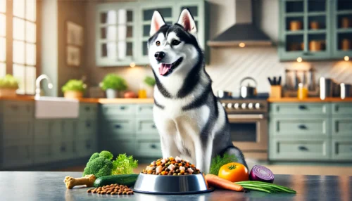 غذای سگ هاسکی