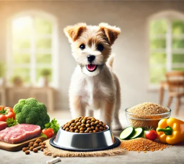 غذای توله سگ تریر