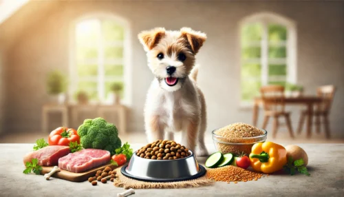 غذای توله سگ تریر