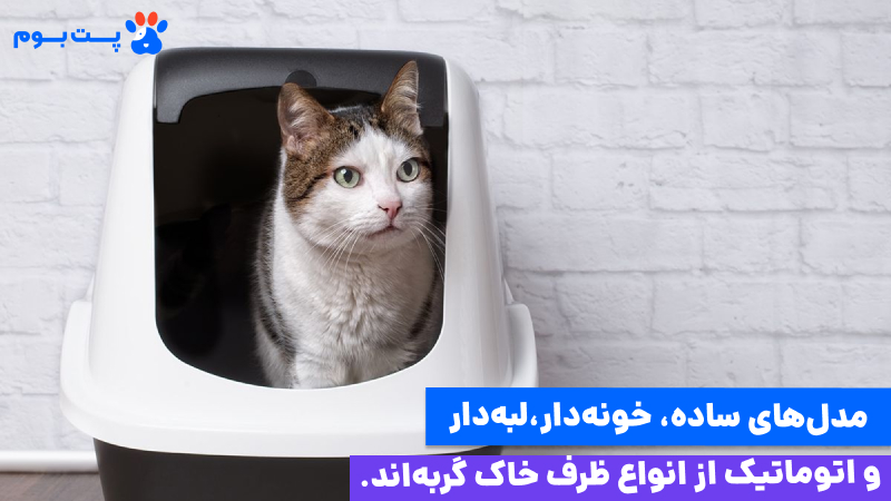 خرید انواع مدلهای ظرف خاک گربه